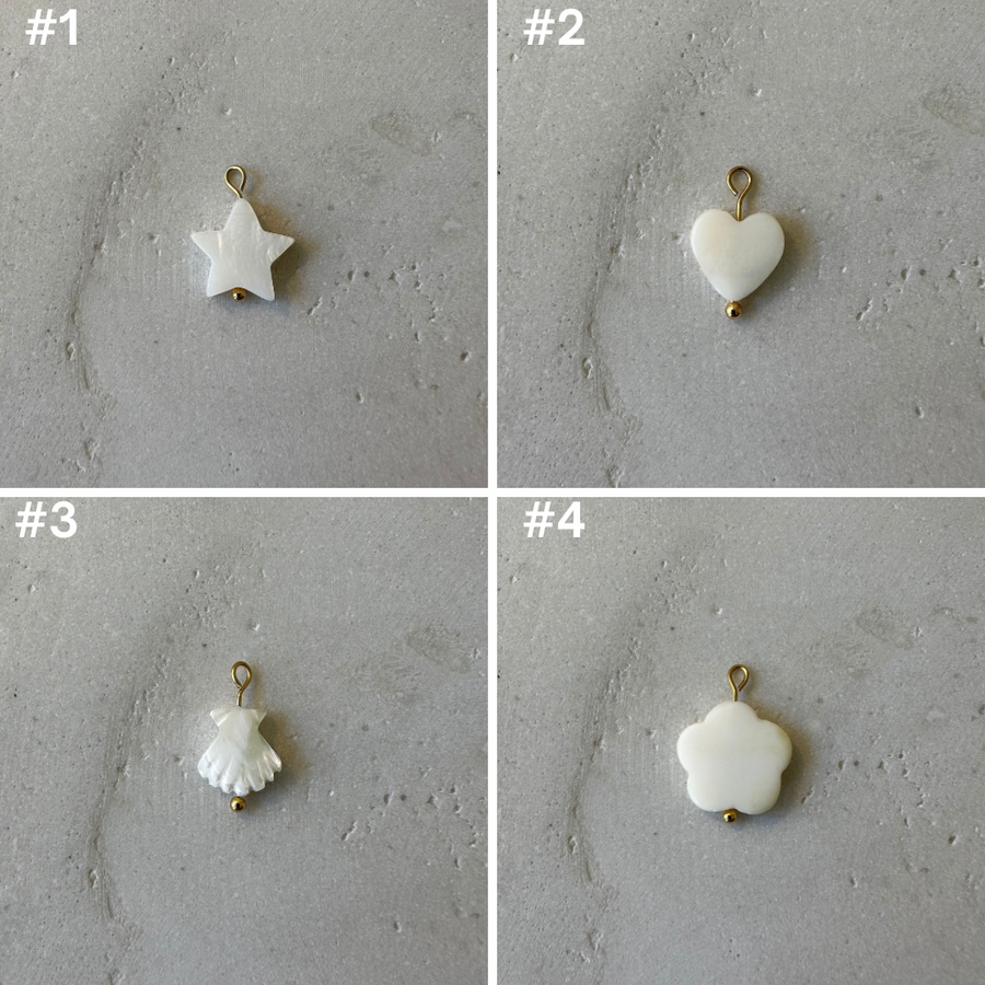 Mother of pearl charms