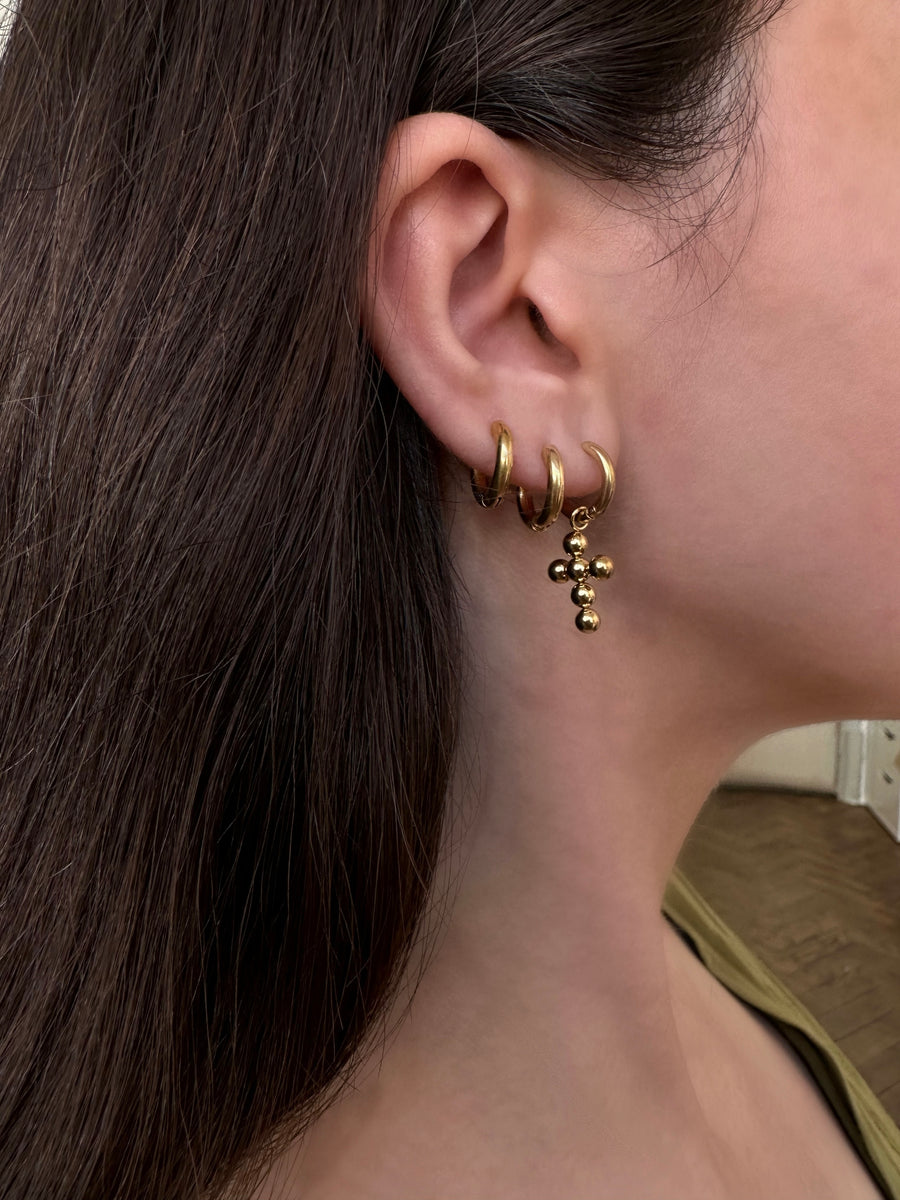 Salerno earrings & Ivy hoops