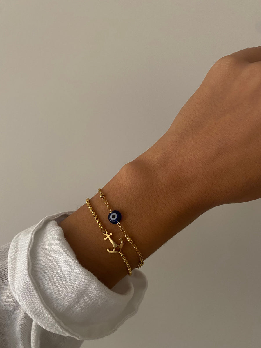 Nazar bracelet & Anchor bracelet