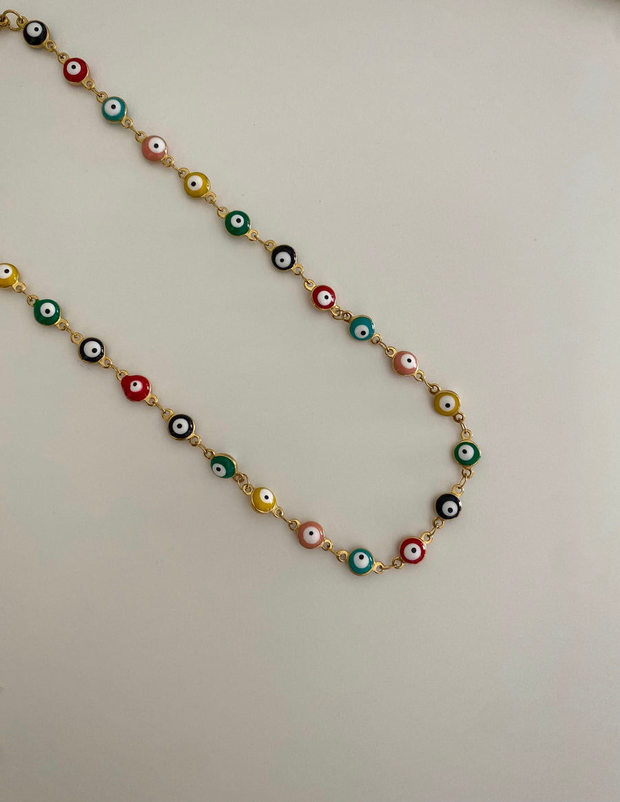 Colorful Nazar necklace